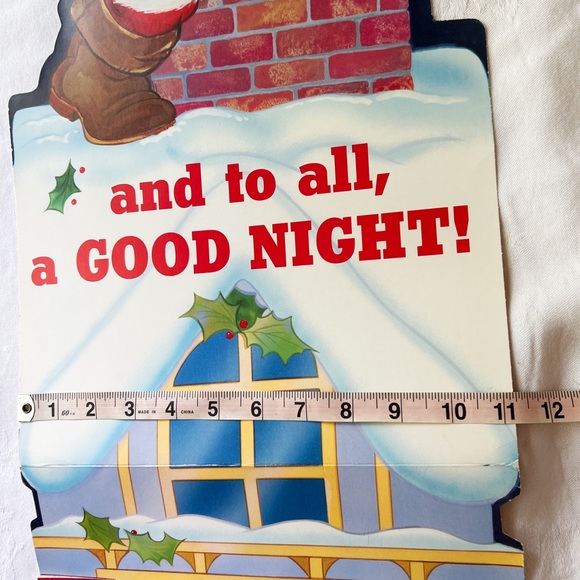 COPY - Extra long Vintage Santa Claus paper Diecut Christmas Detailed illustrat… - Picture 12 of 17